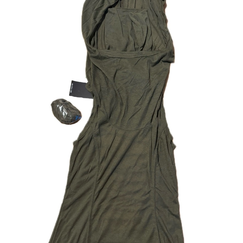 DOLLS KILL / DARKER WAVS Hooded Maxi/Midi Festival Dress with Mask